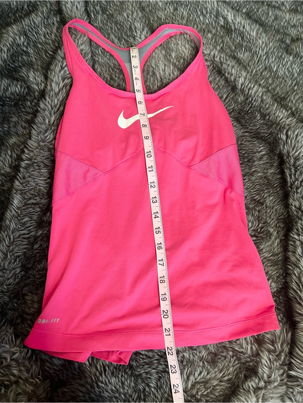 Nike Women’s Hot Pink Racerback Tank Top - Picture 7 of 7